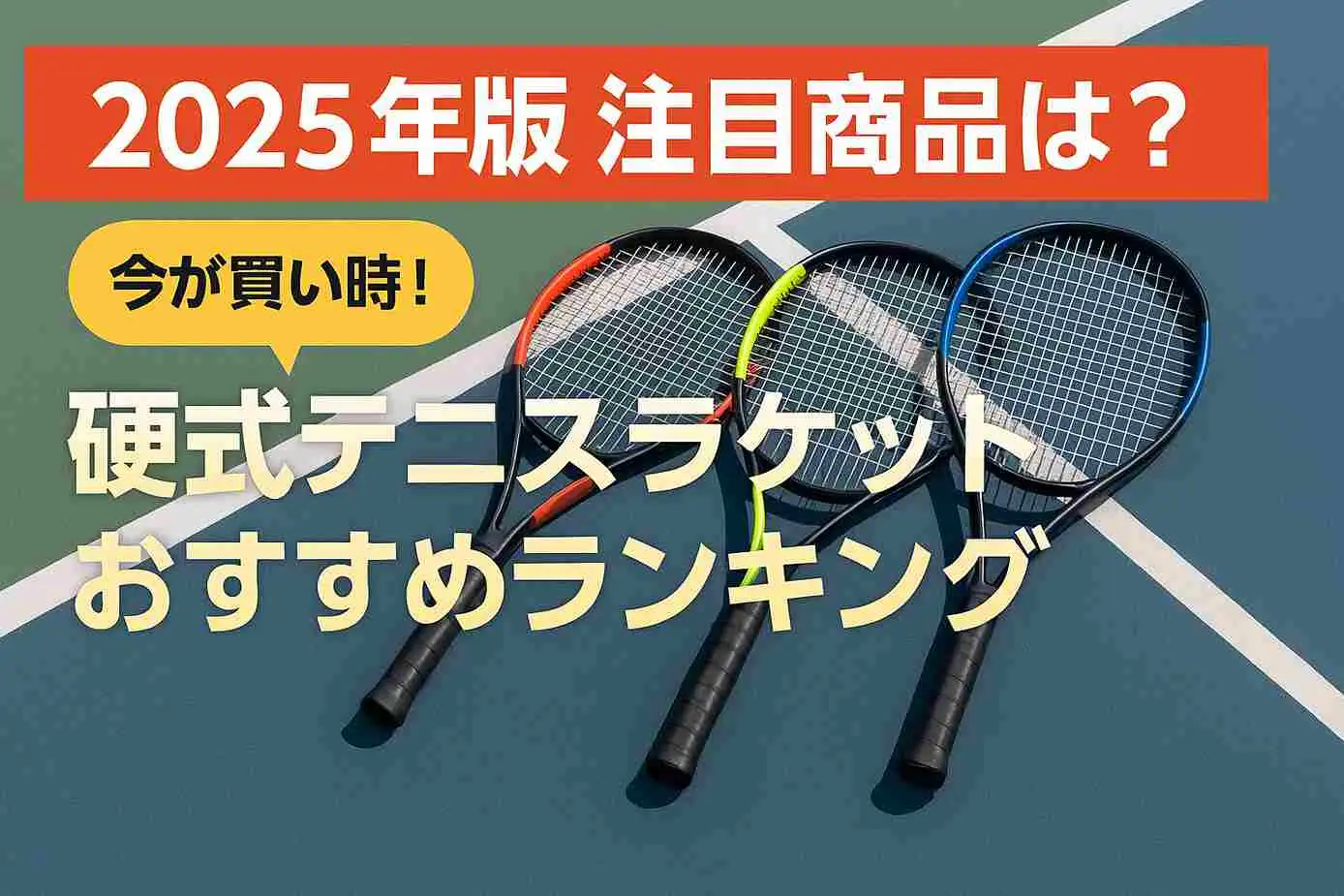 【2025年版】注目商品は？硬式テニスラケットおすすめランキング