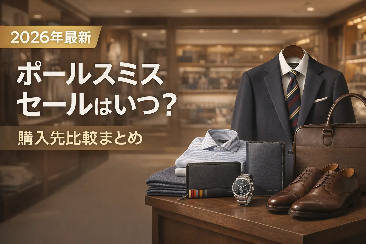 【2026年最新】ポールスミス セールはいつ？購入先比較まとめ