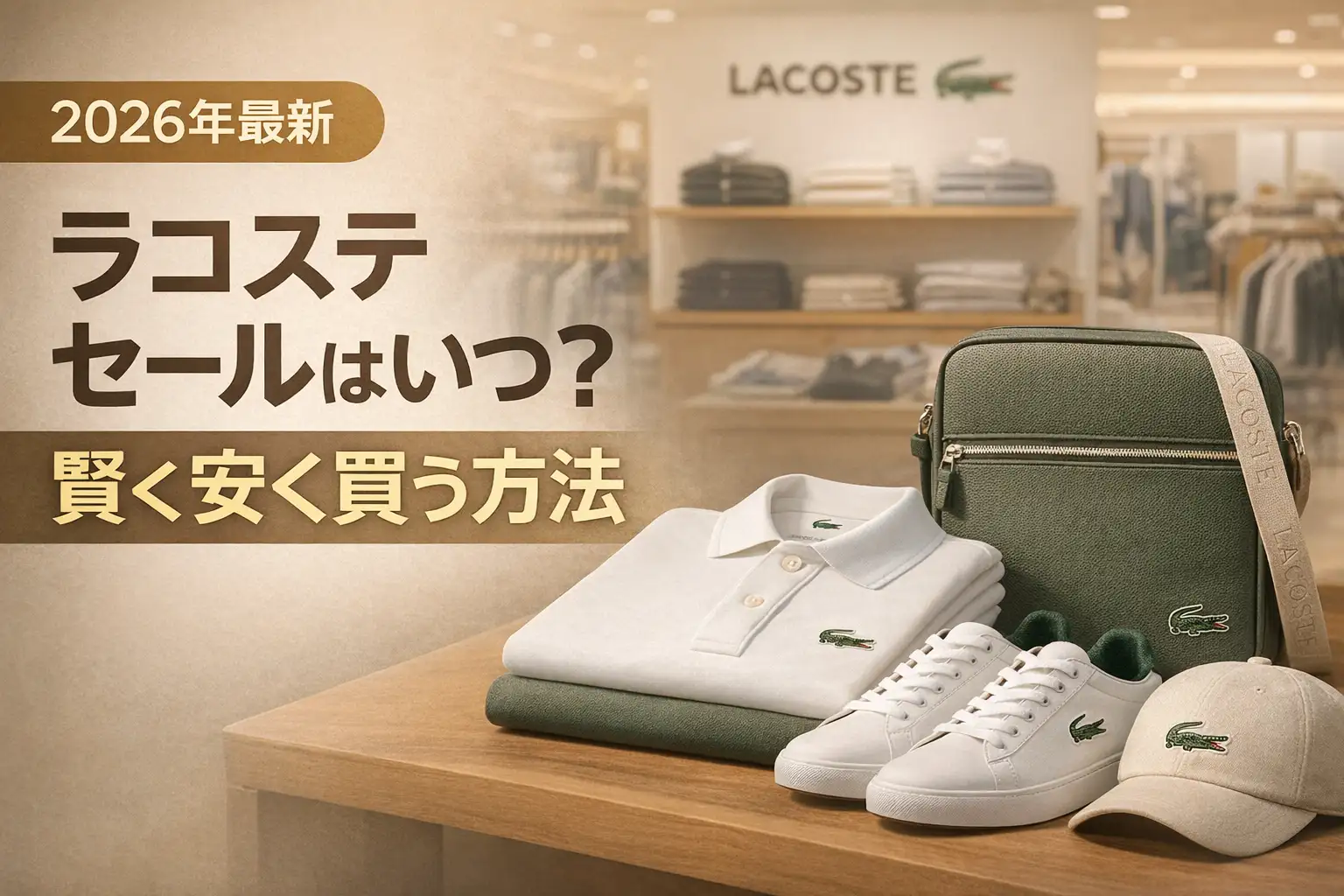 【2026年最新】ラコステ セールはいつ？賢く安く買う方法