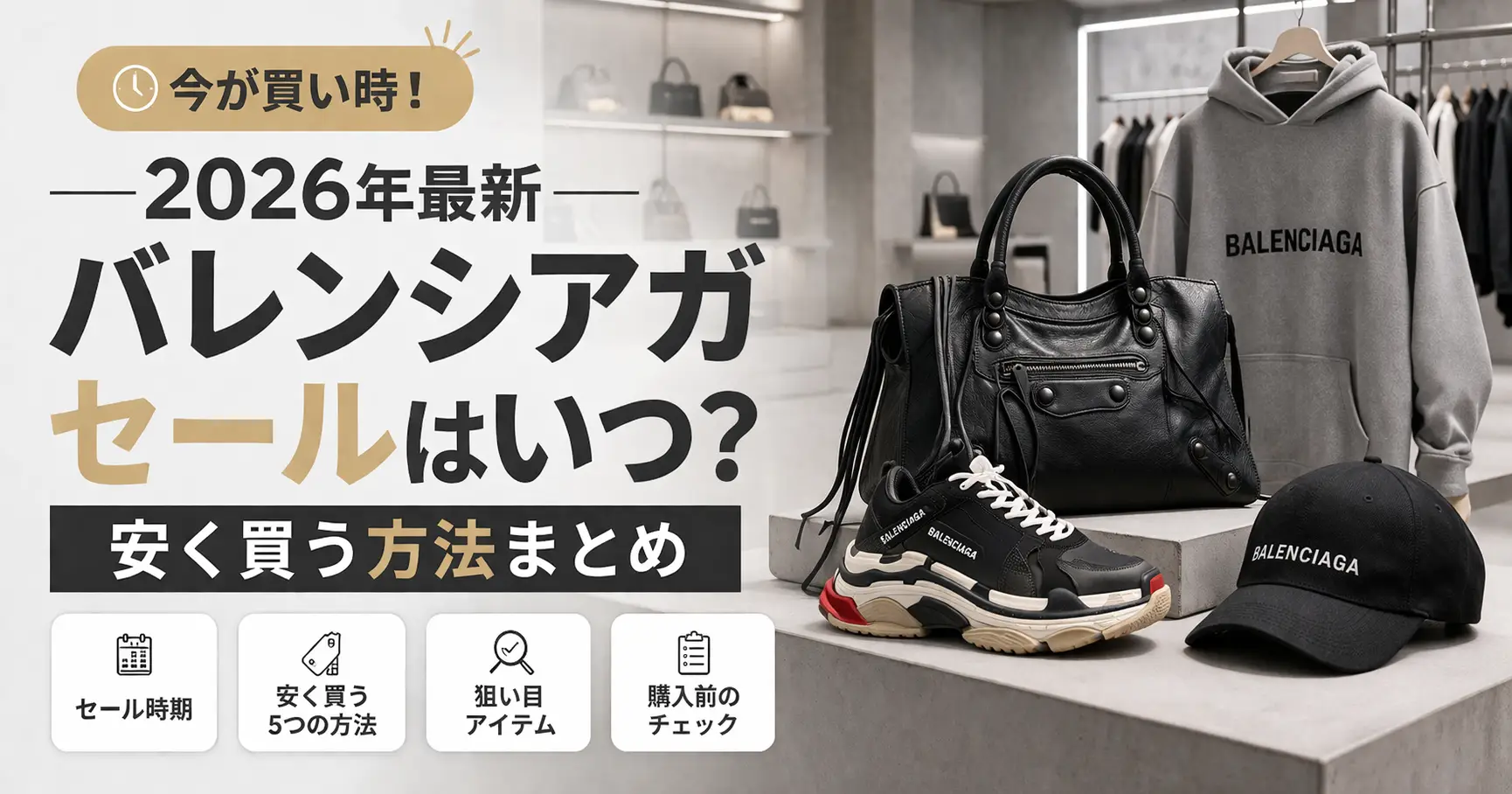 【2026年最新】バレンシアガ セールはいつ？安く買う方法まとめ