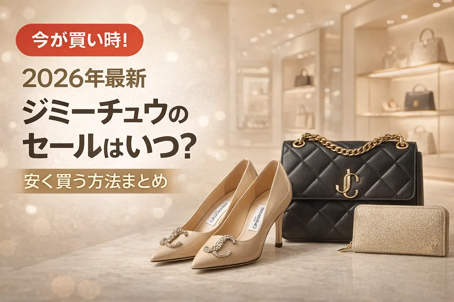 【2026年最新】ジミーチュウのセールはいつ？安く買う方法まとめ