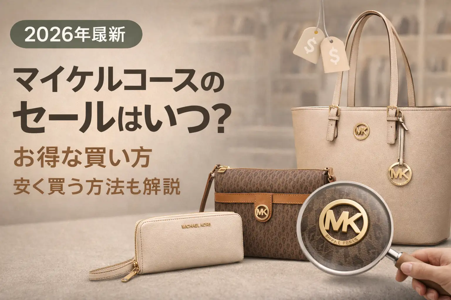 【2026年最新】マイケルコースのセールはいつ？お得な買い方