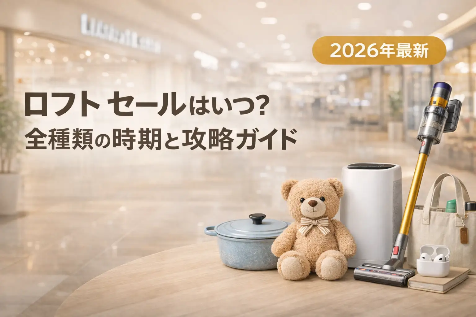 【2026年最新】ロフト セールはいつ？全種類の時期と攻略ガイド