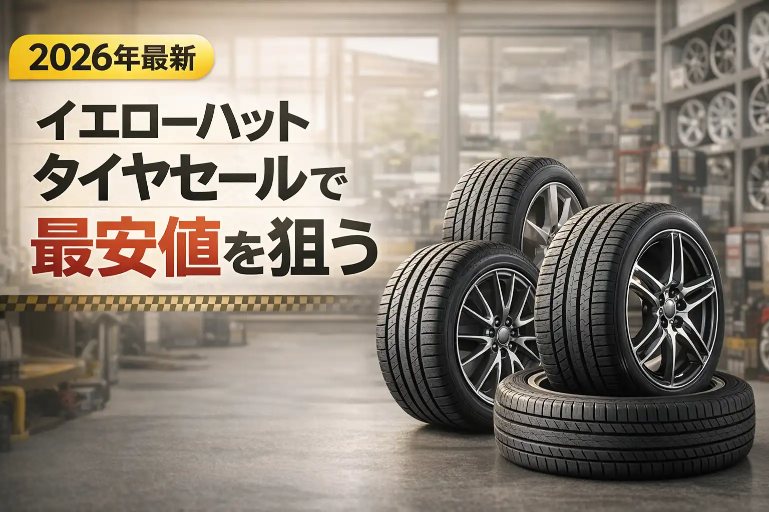 【2026年最新】イエローハット タイヤ セールで最安値を狙う