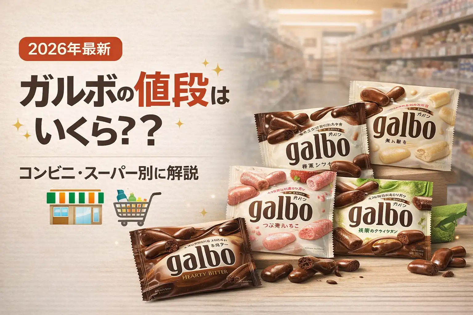 【2026年最新】ガルボの値段はいくら？コンビニ・スーパー別に解説