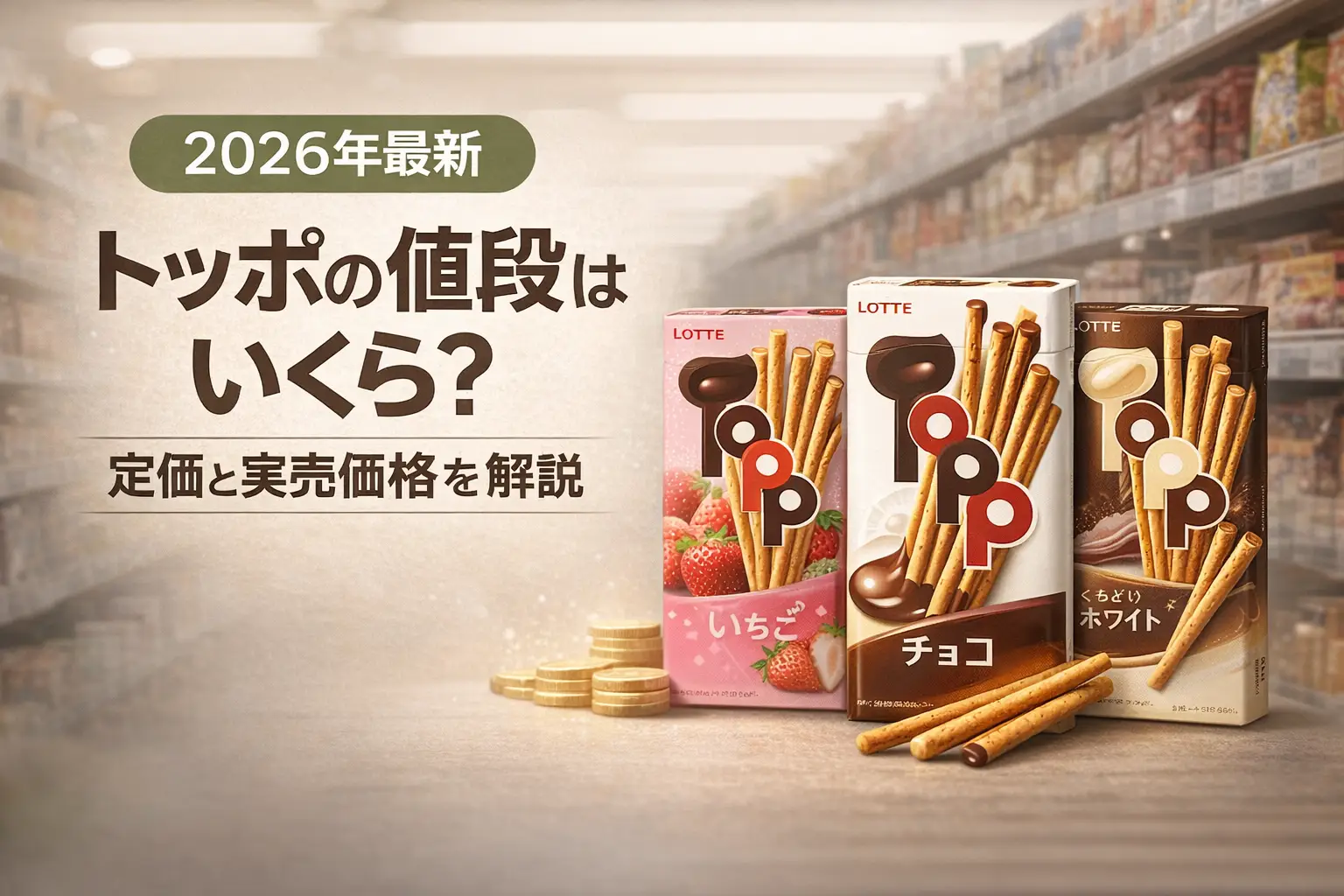 【2026年最新】トッポの値段はいくら？定価と実売価格を解説