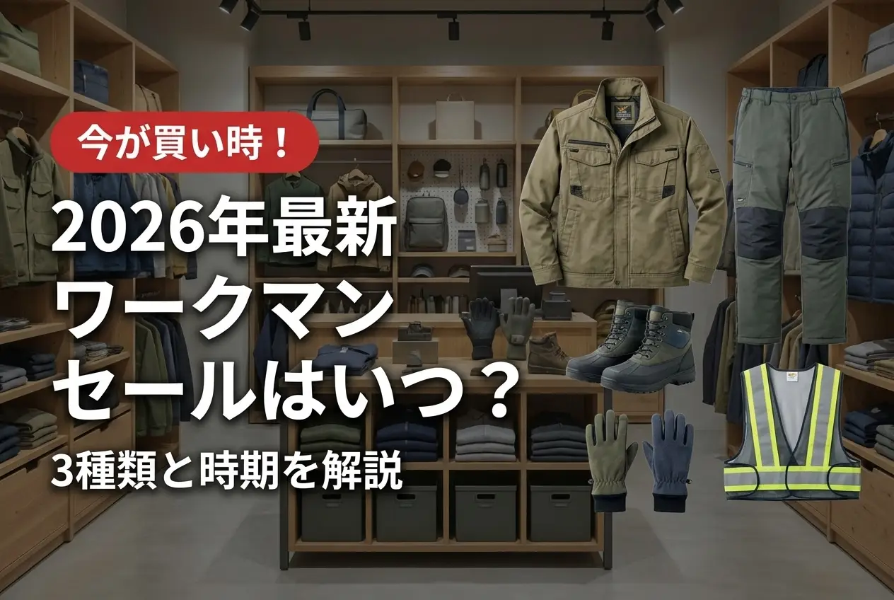 【2026年最新】ワークマン セールはいつ？3種類と時期を解説