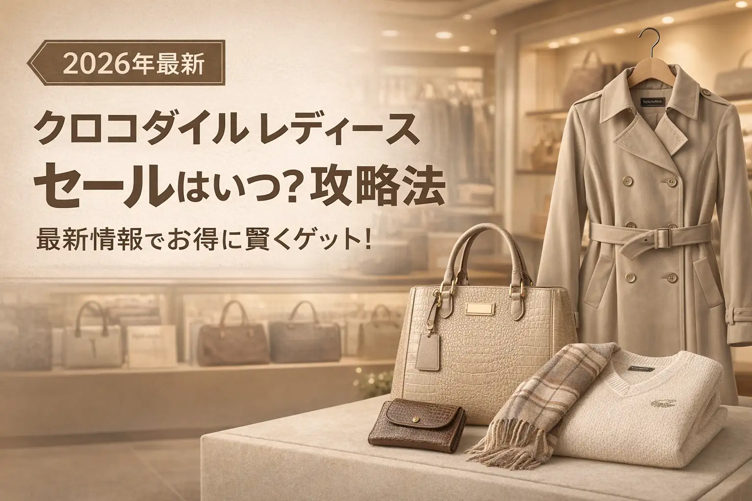 【2026年最新】クロコダイル レディース セールはいつ？攻略法