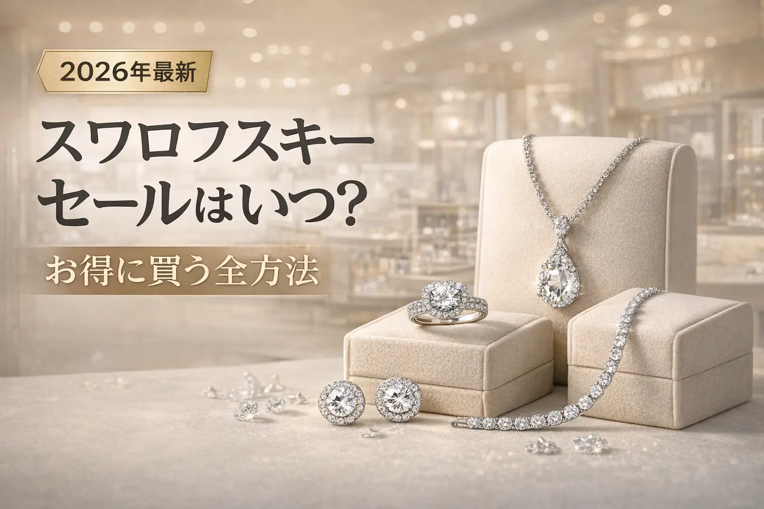 【2026年最新】スワロフスキー セールはいつ？お得に買う全方法