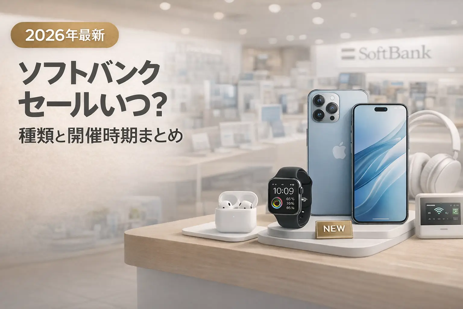 【2026年最新】ソフトバンク セールいつ？種類と開催時期まとめ