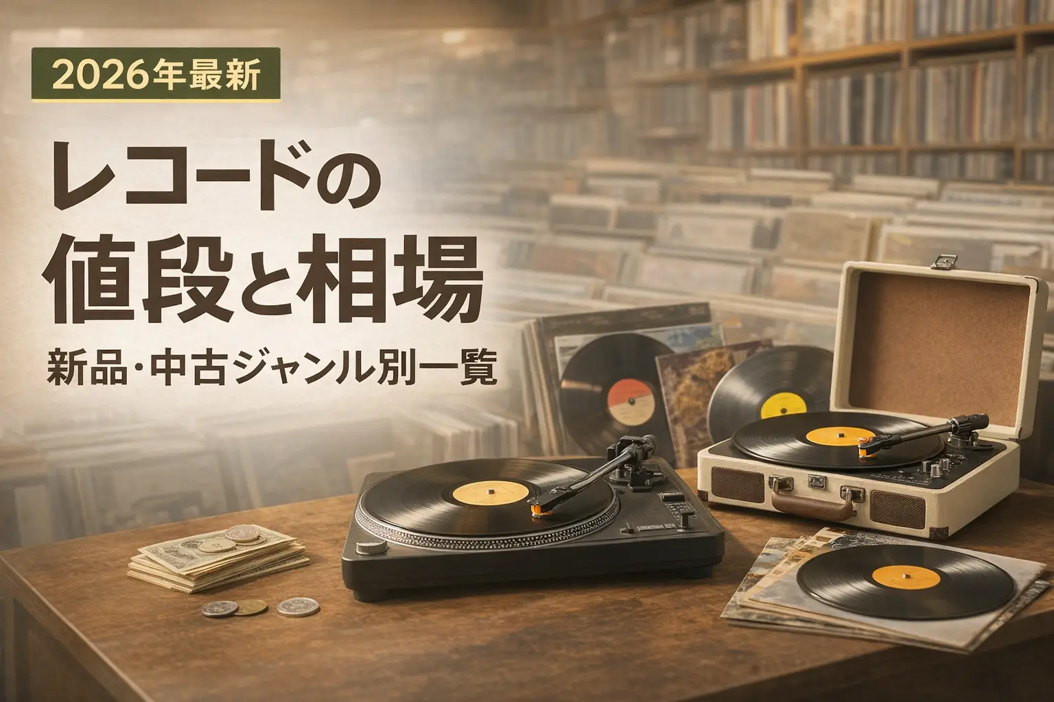【2026年最新】レコードの値段と相場｜新品・中古ジャンル別一覧