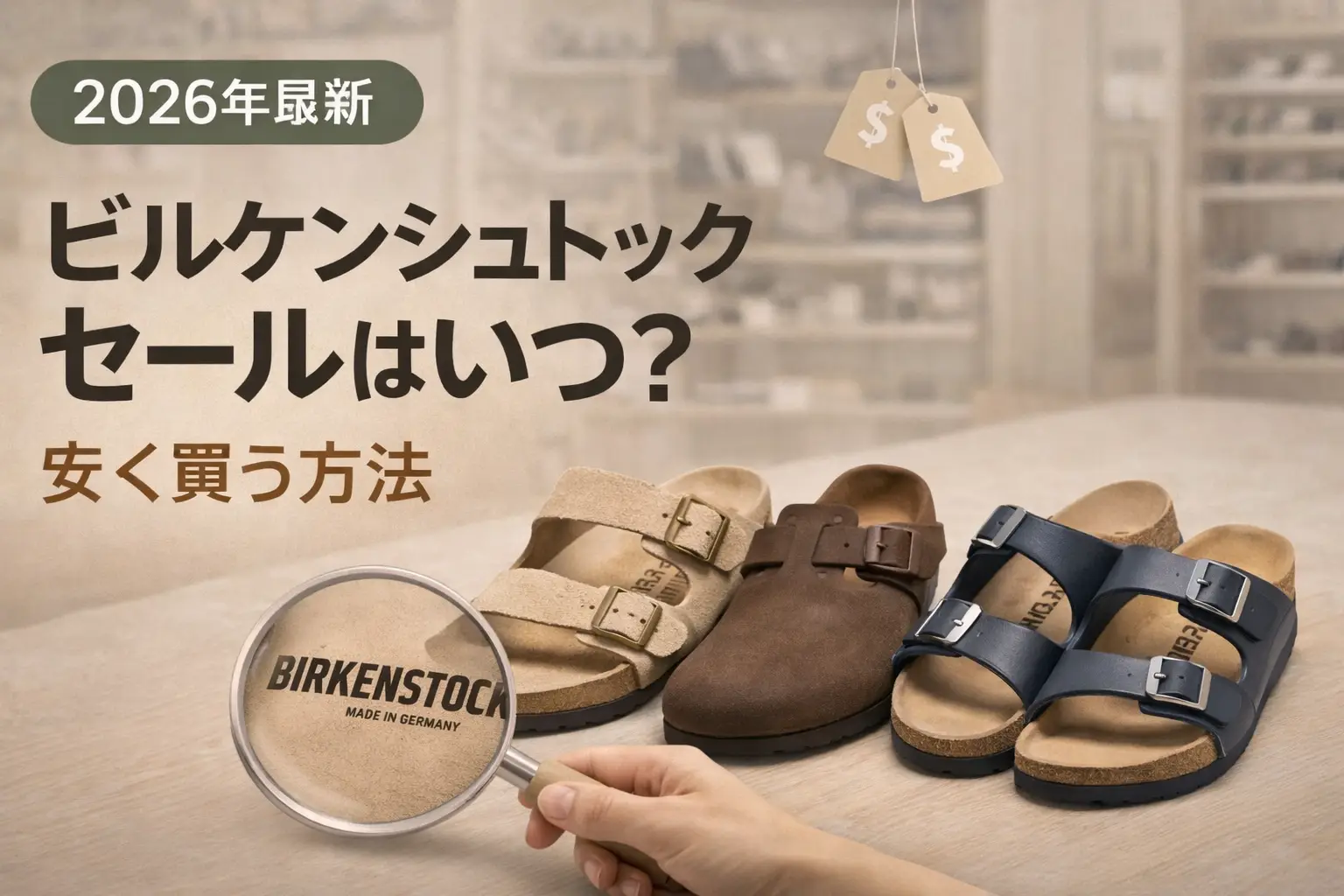 【2026年最新】ビルケンシュトック セールはいつ？安く買う方法
