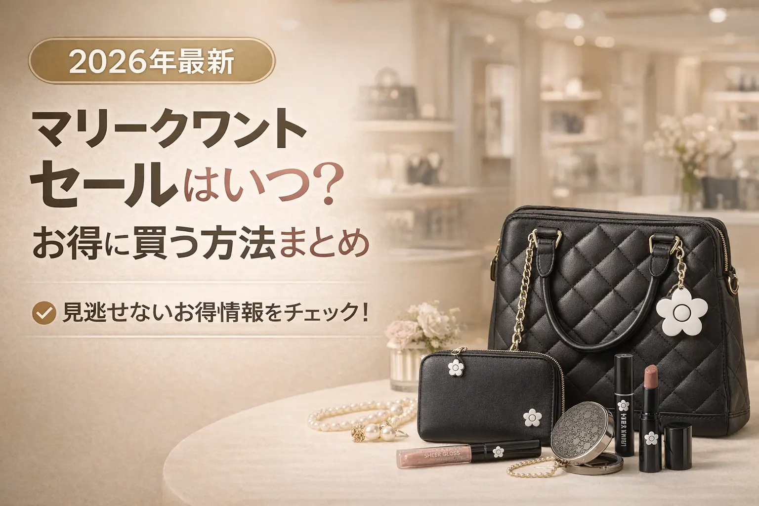 【2026年最新】マリークワントセールはいつ？お得に買う方法まとめ