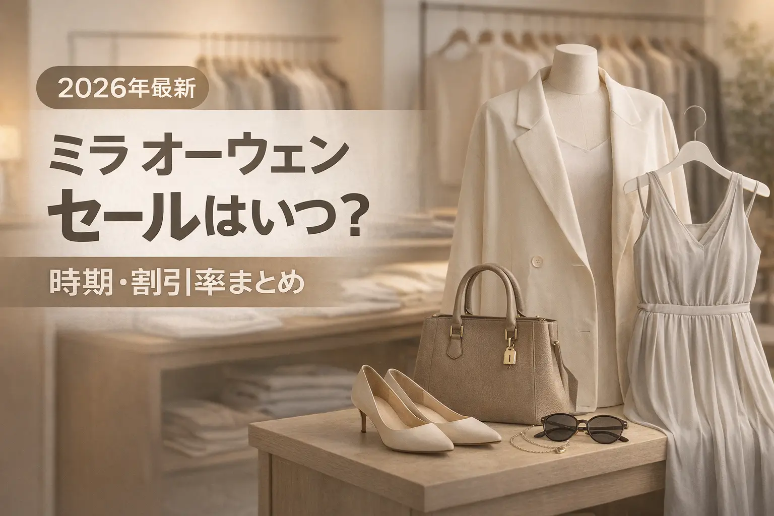 【2026年最新】ミラ オーウェン セールはいつ？時期・割引率まとめ