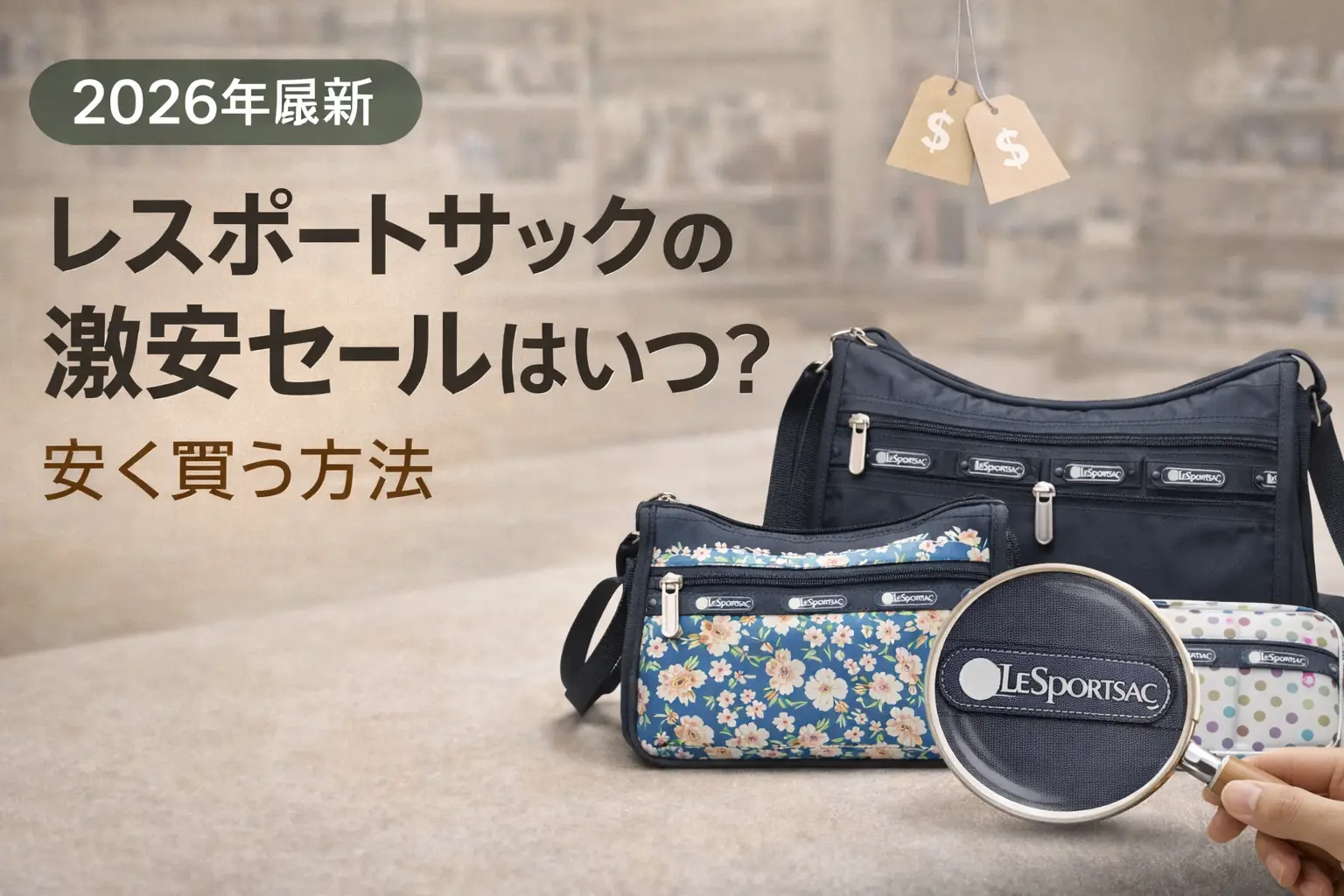 【2026年最新】レスポートサックの激安セールはいつ？安く買う方法