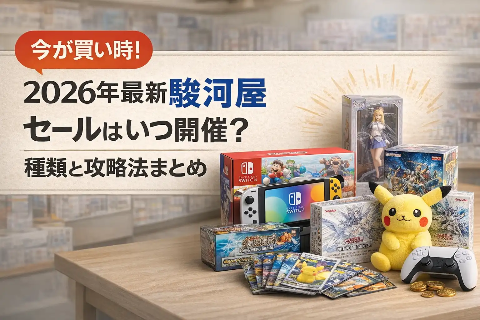 【2026年最新】駿河屋 セールはいつ開催？種類と攻略法まとめ