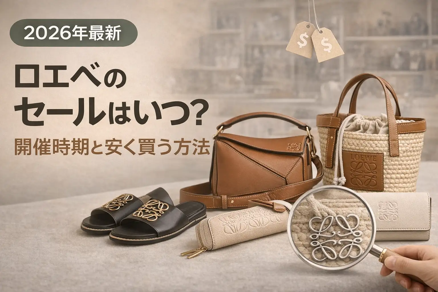 【2026年最新】ロエベのセールはいつ？開催時期と安く買う方法