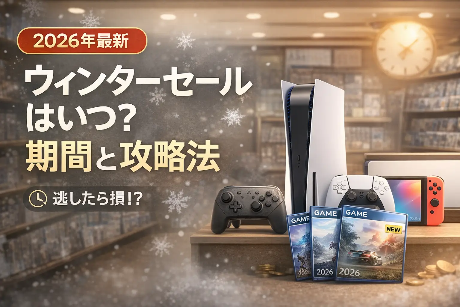 【2026年最新】ウィンター セールはいつ？期間と攻略法