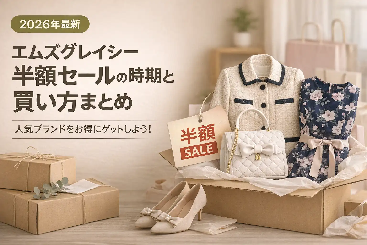 【2026年最新】エムズグレイシー半額セールの時期と買い方まとめ