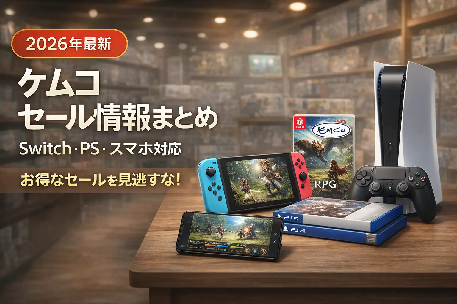 【2026年最新】ケムコ セール情報まとめ｜Switch・PS・スマホ対応