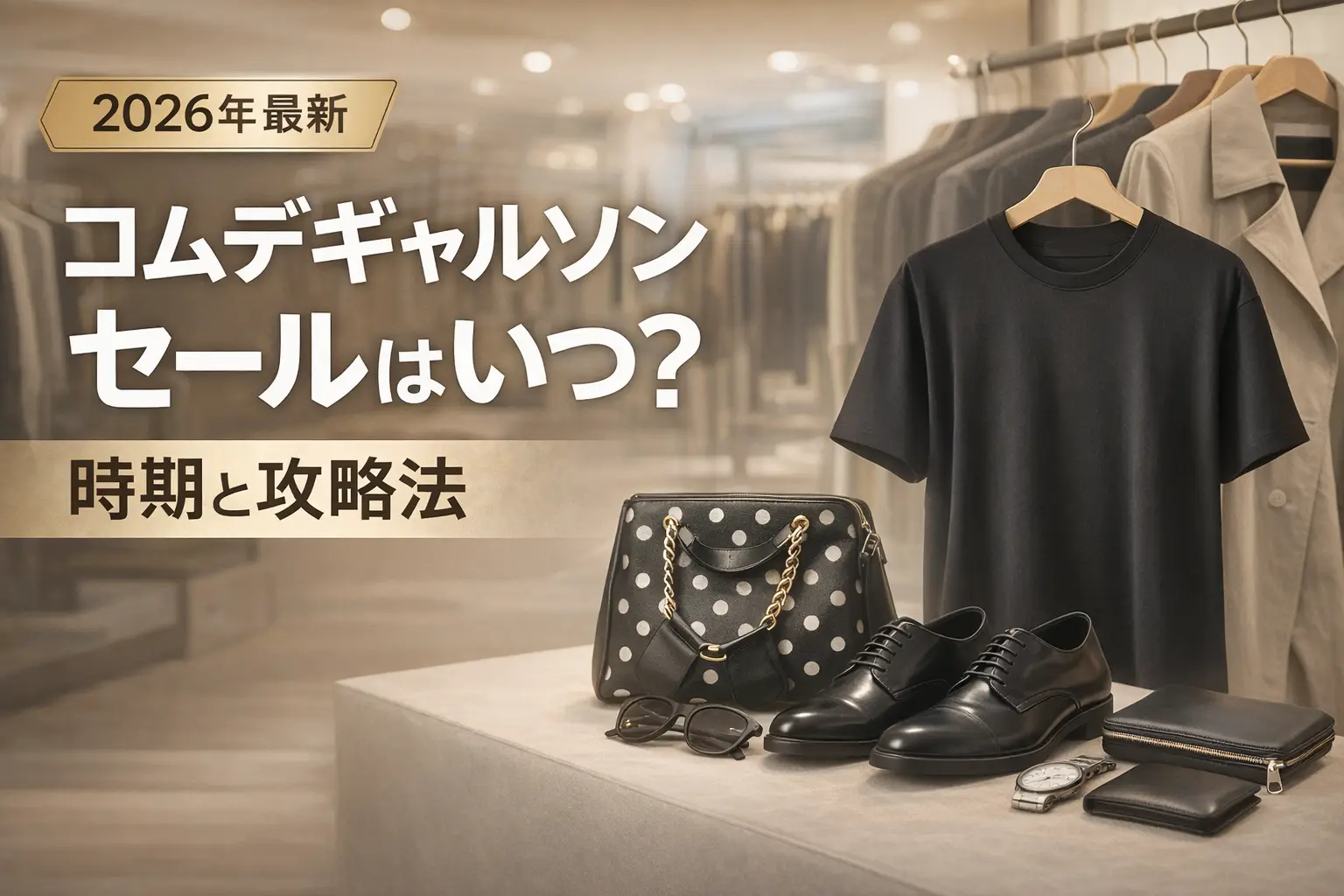 【2026年最新】コムデギャルソン セールはいつ？時期と攻略法