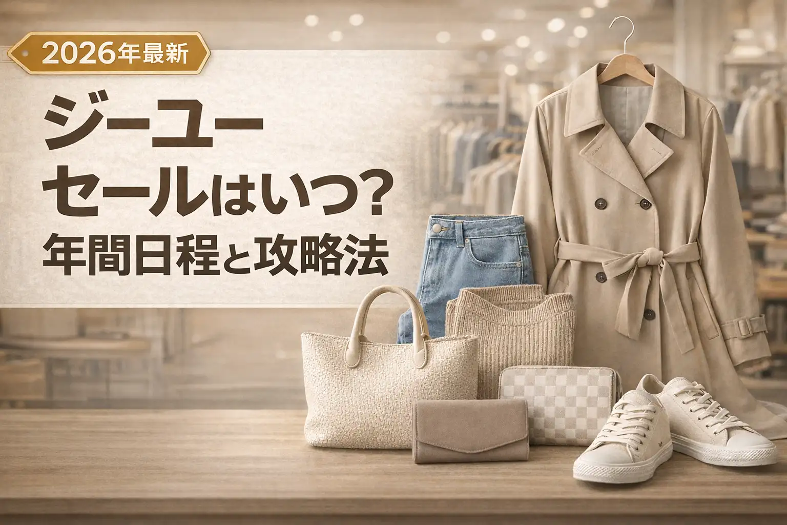 【2026年最新】ジーユー セールはいつ？年間日程と攻略法