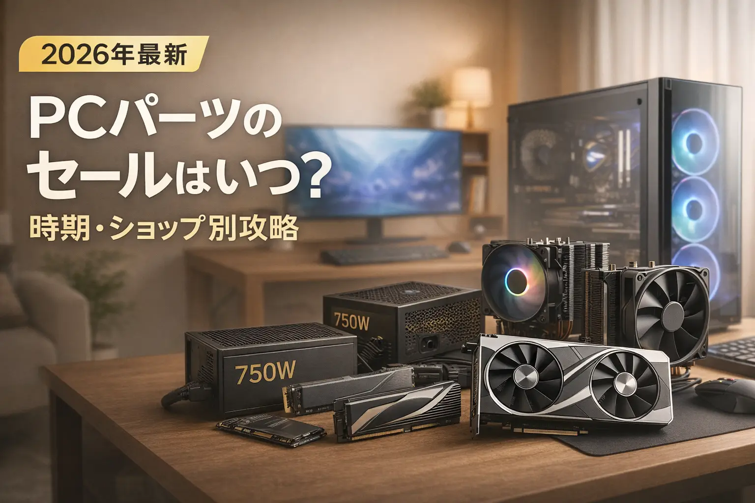 【2026年最新】PCパーツのセールはいつ？時期・ショップ別攻略