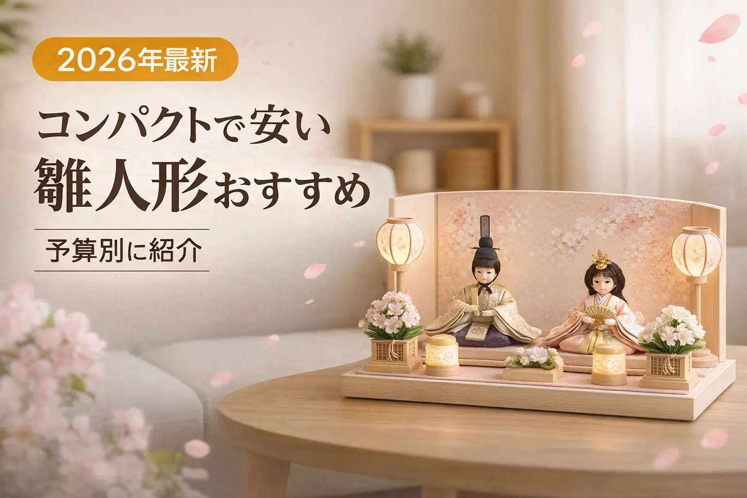 【2026年最新】コンパクトで安い雛人形おすすめ｜予算別に紹介