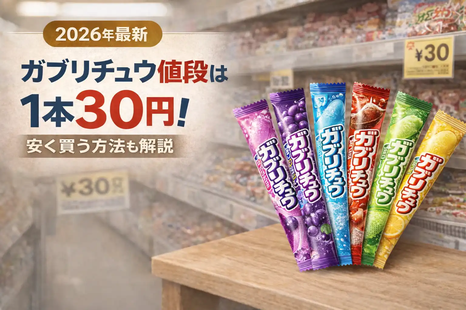 【2026年最新】ガブリチュウ値段は1本30円！安く買う方法も解説
