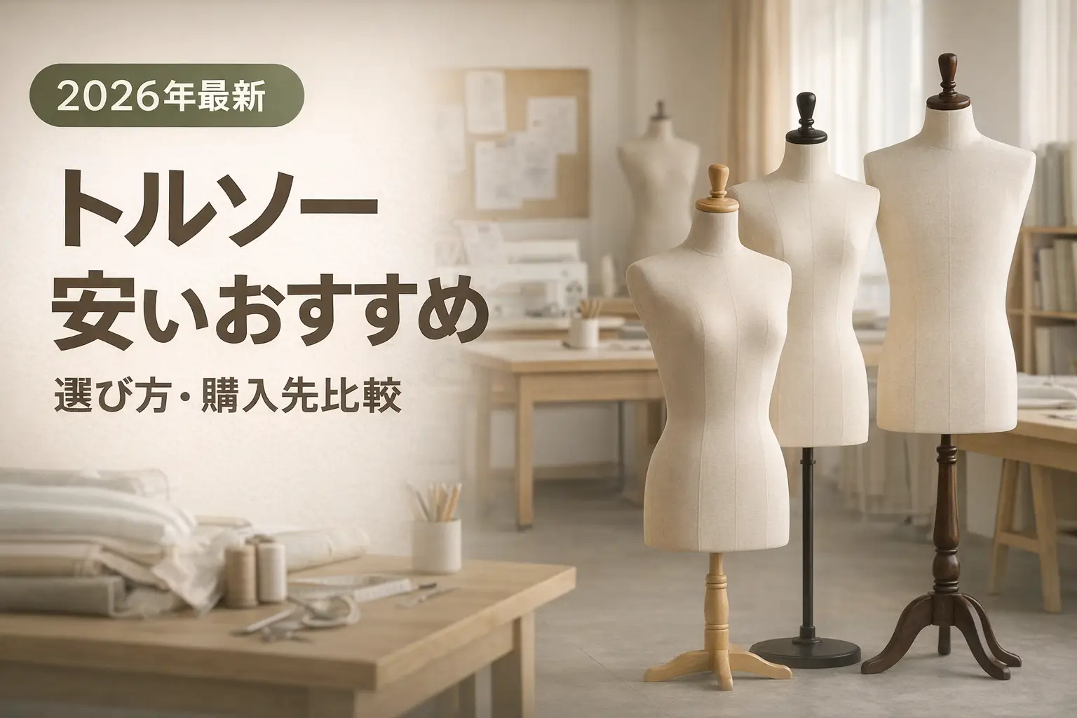 【2026年最新】トルソー 安いおすすめ｜選び方・購入先比較