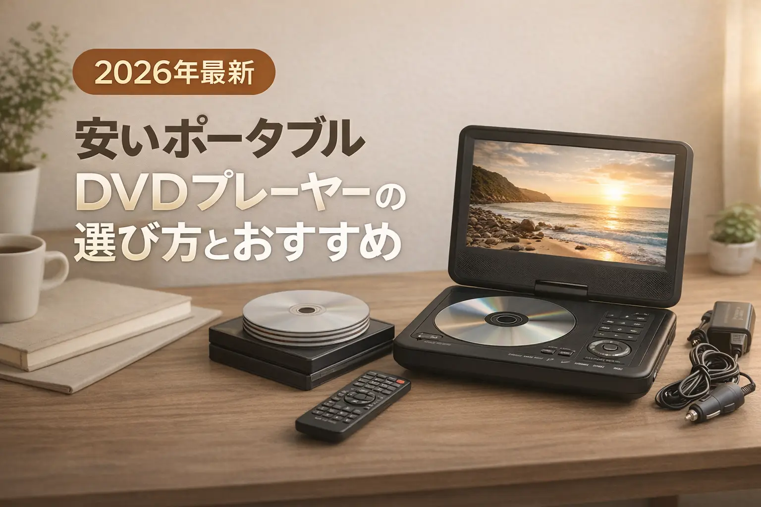 【2026年最新】安いポータブルDVDプレーヤーの選び方とおすすめ