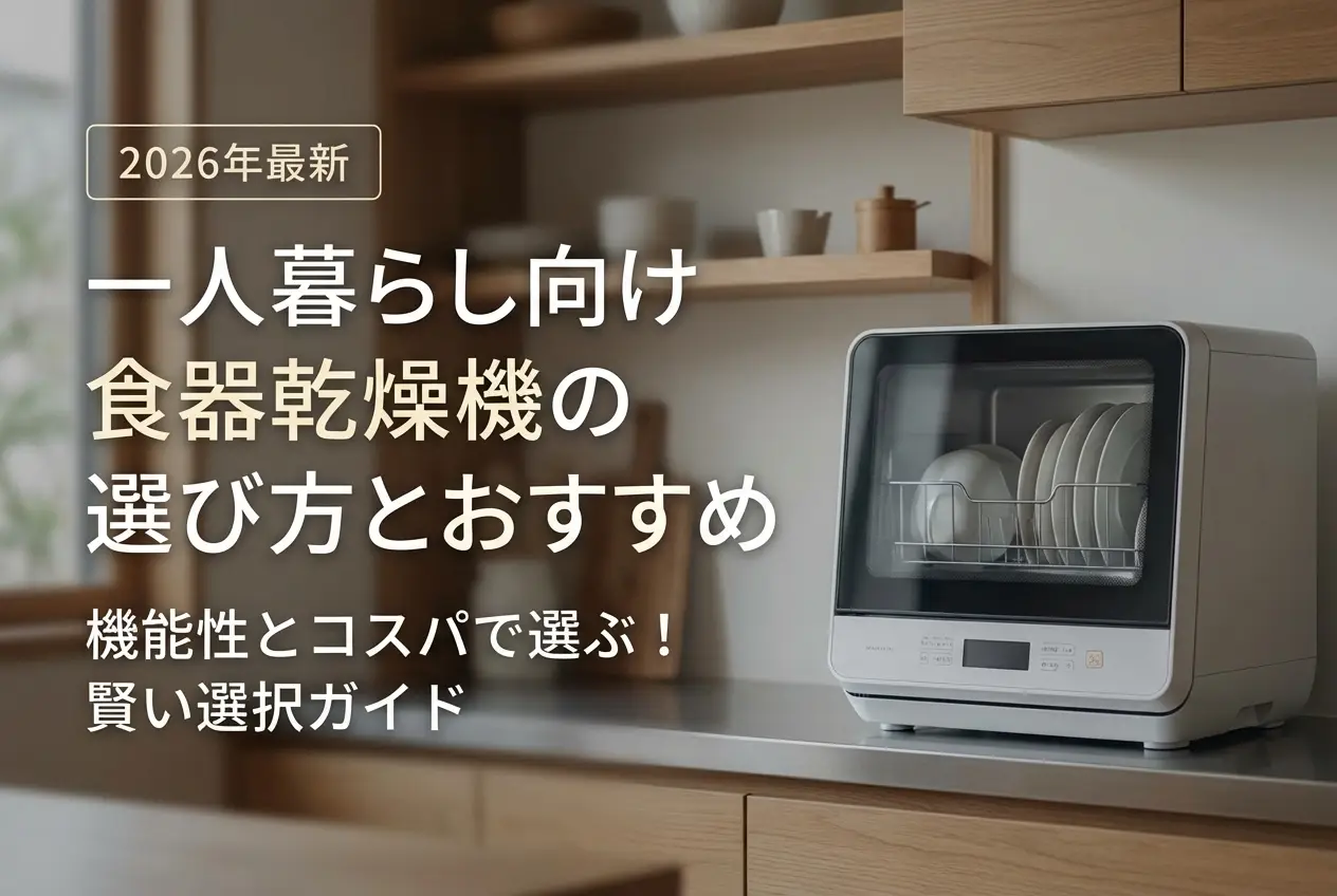 【2026年最新】一人暮らし向け食器乾燥機の選び方とおすすめ