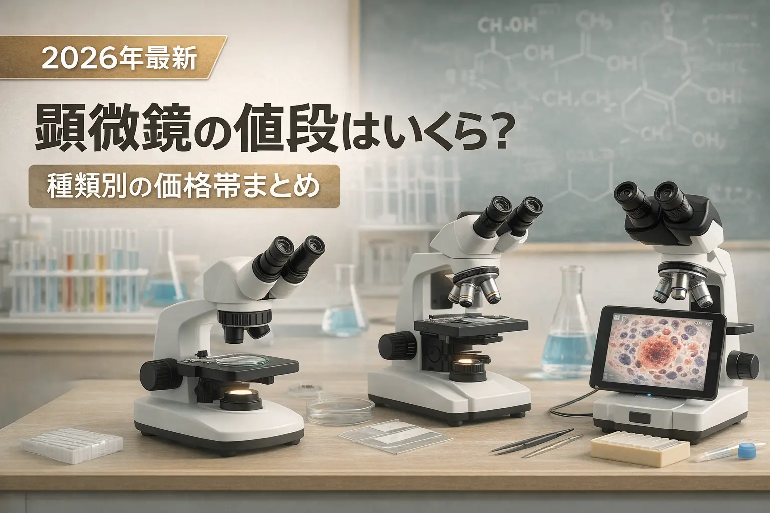 【2026年最新】顕微鏡の値段はいくら？種類別の価格帯まとめ