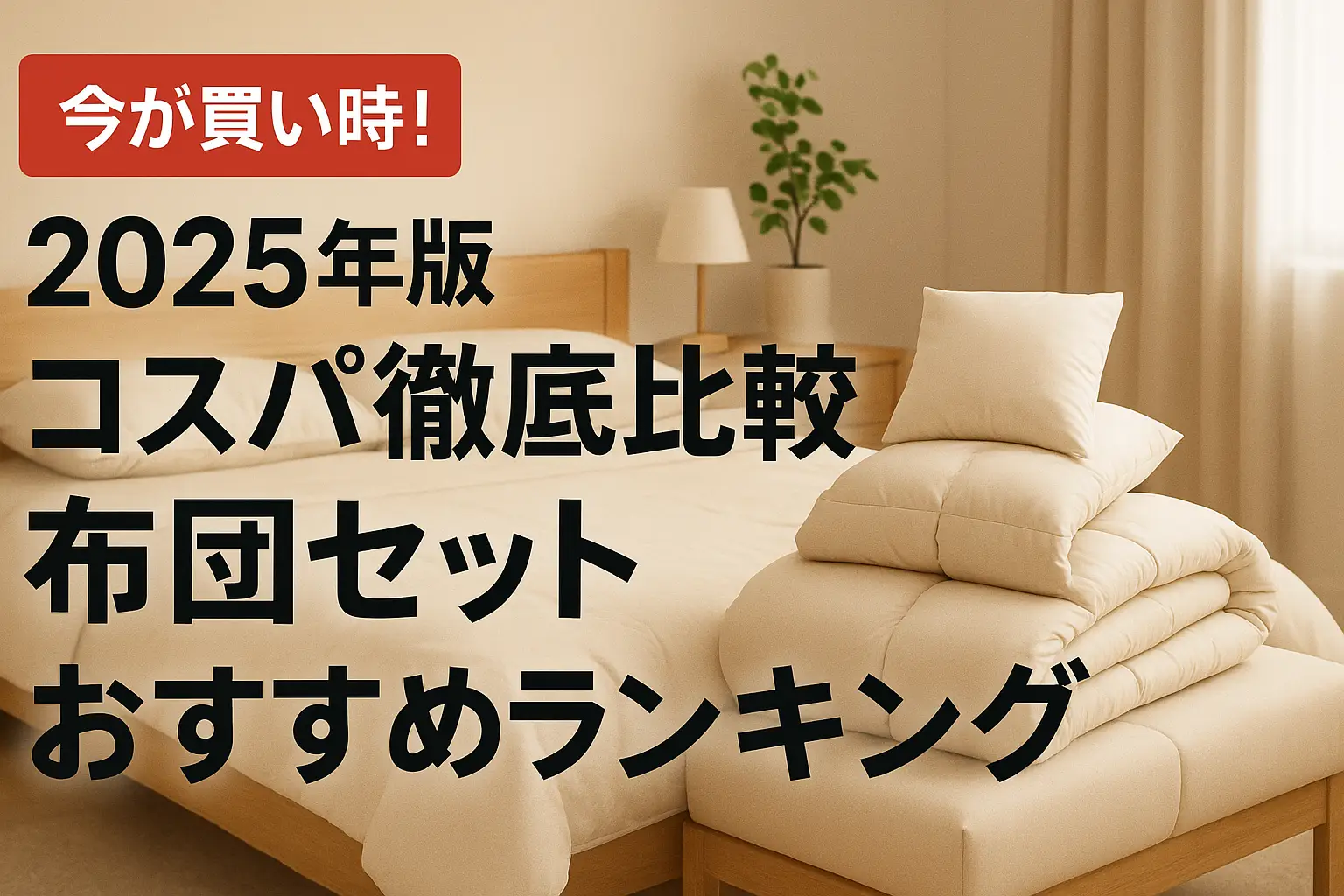 【2025年版】コスパ徹底比較！布団セットおすすめランキング