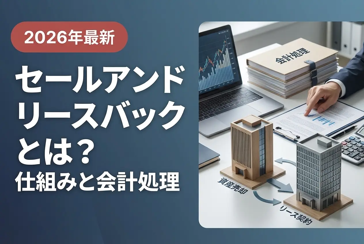 【2026年最新】セールアンドリースバックとは？仕組みと会計処理