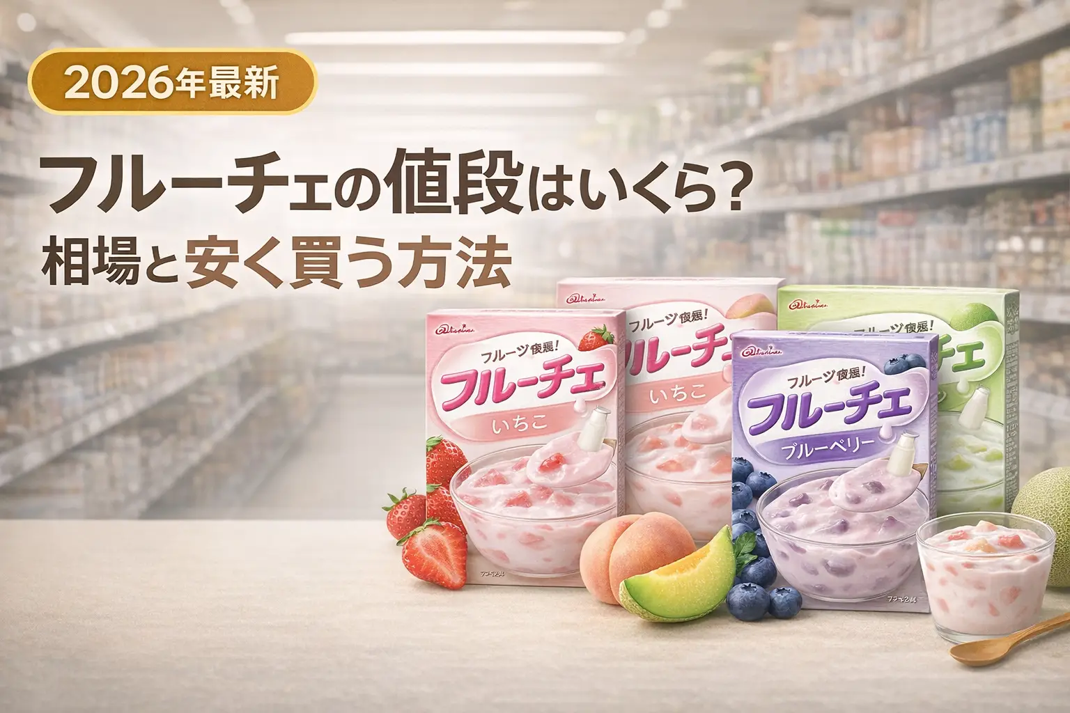 【2026年最新】フルーチェの値段はいくら？相場と安く買う方法