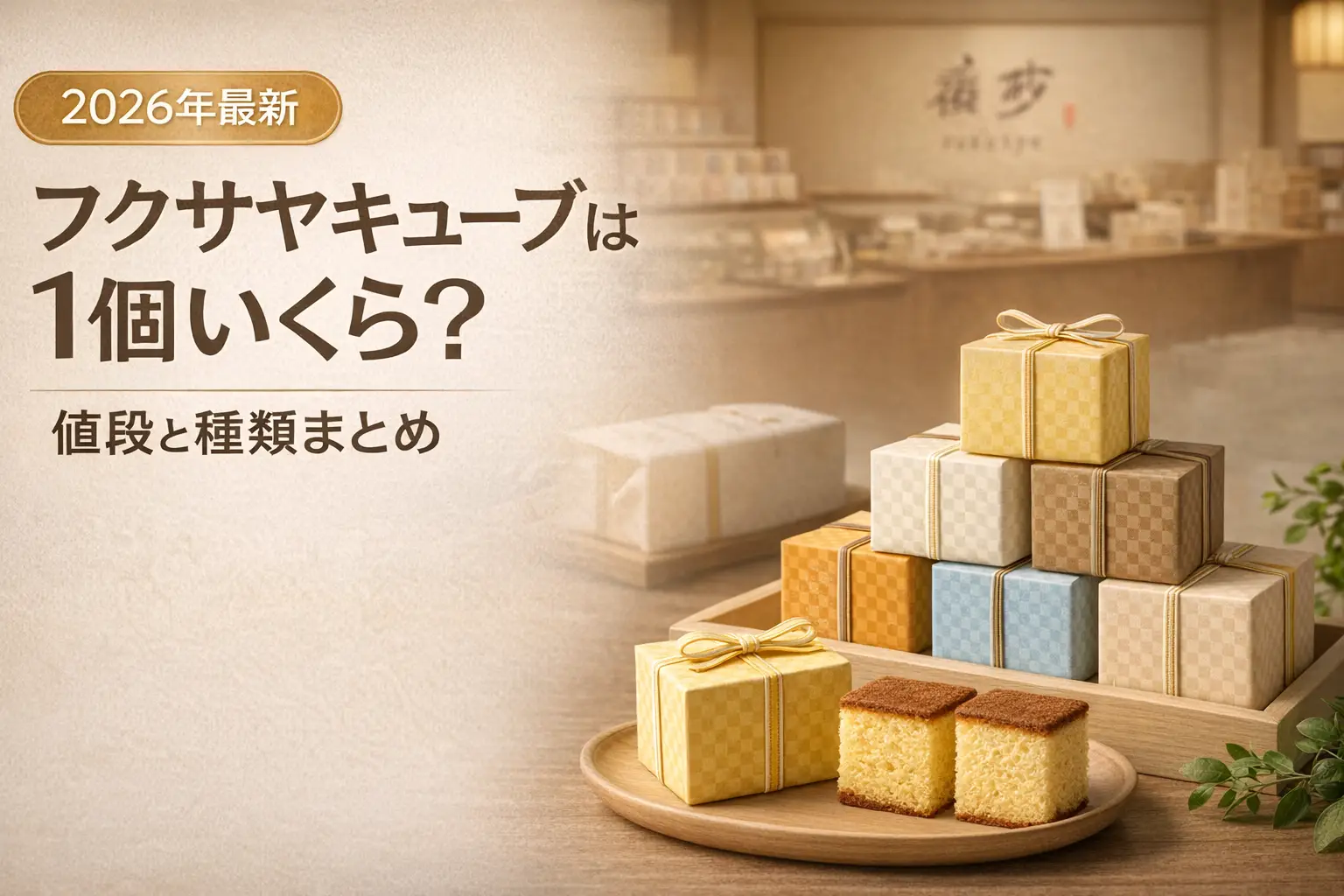 【2026年最新】フクサヤキューブは1個いくら？値段と種類まとめ