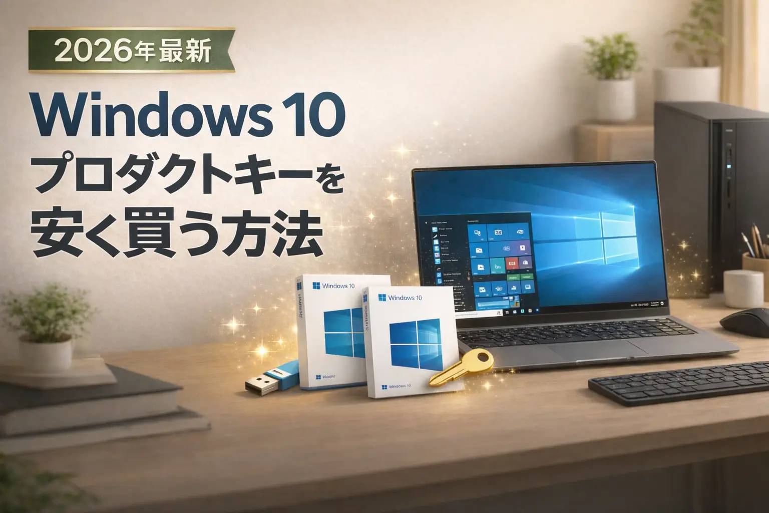 【2026年最新】Windows 10プロダクトキーを安く買う方法
