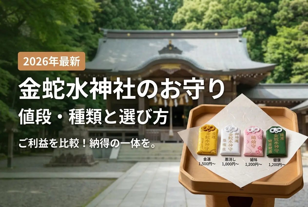 2026年最新】金蛇水神社のお守り値段・種類と選び方 | プライシー