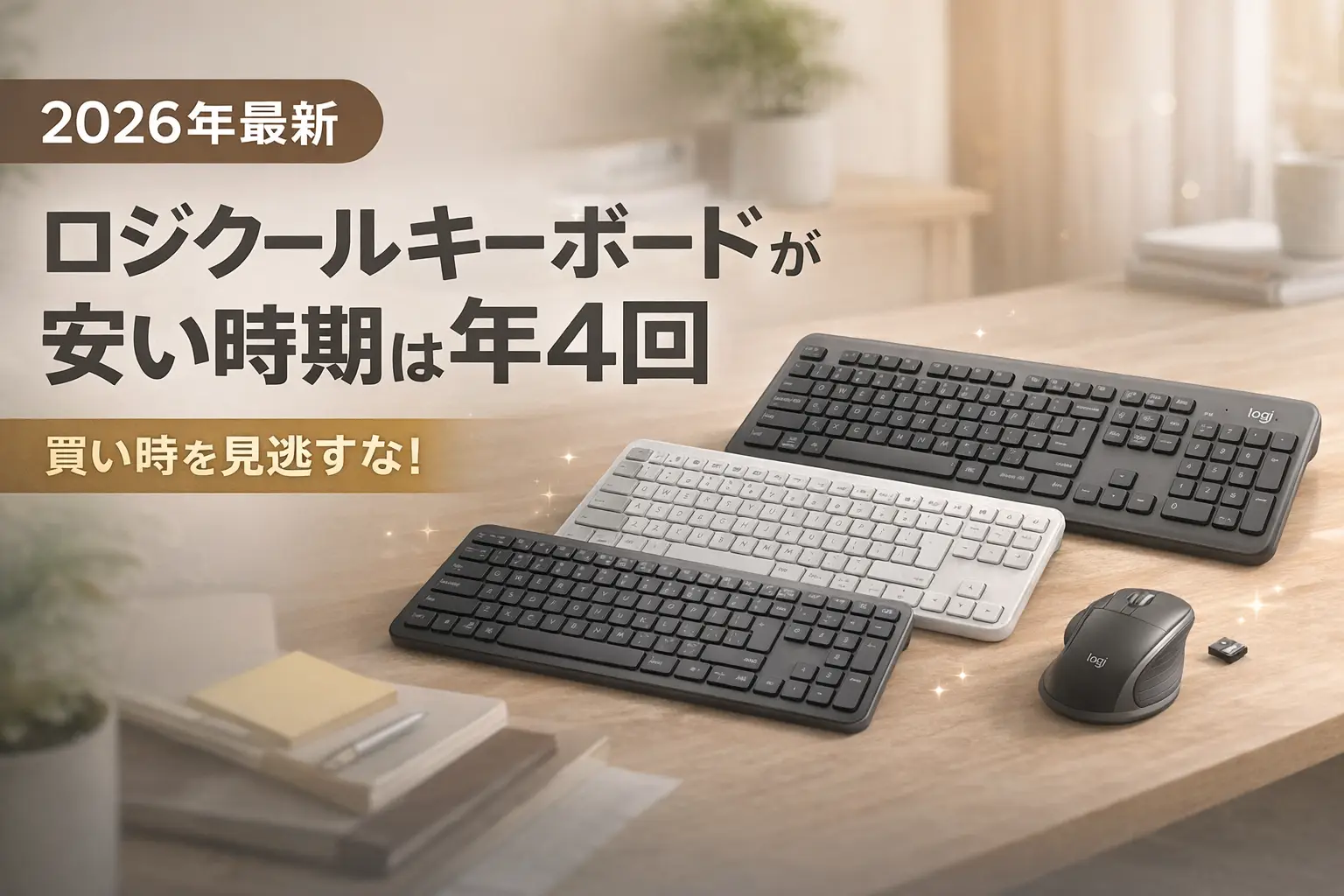 【2026年最新】ロジクールキーボードが安い時期は年4回