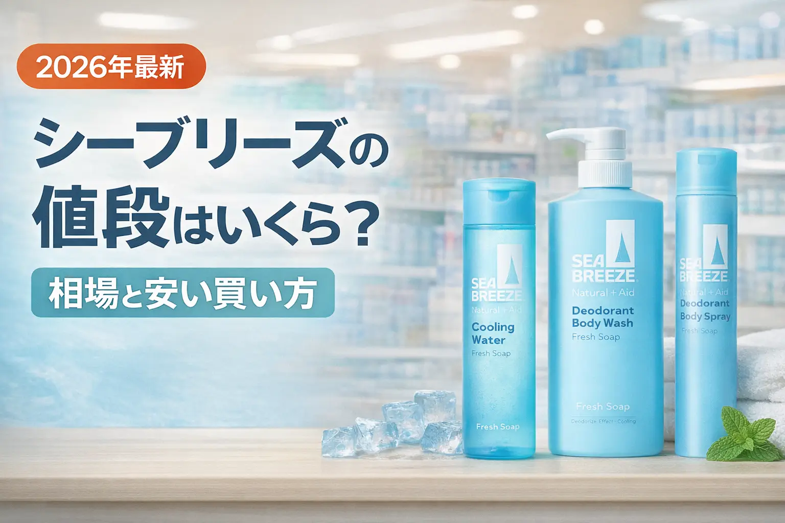 【2026年最新】シーブリーズの値段はいくら？相場と安い買い方
