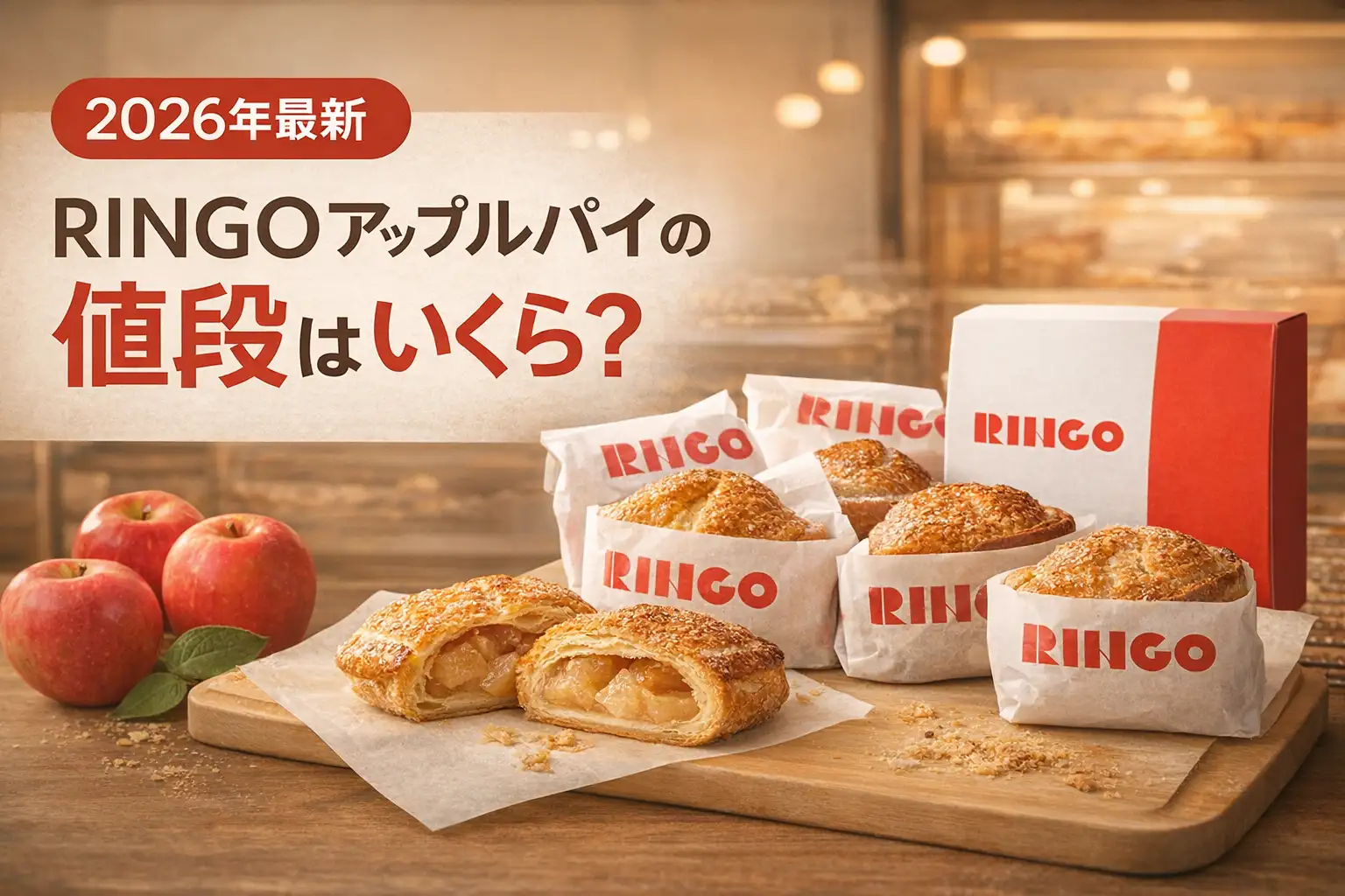 【2026年最新】RINGOアップルパイの値段はいくら？