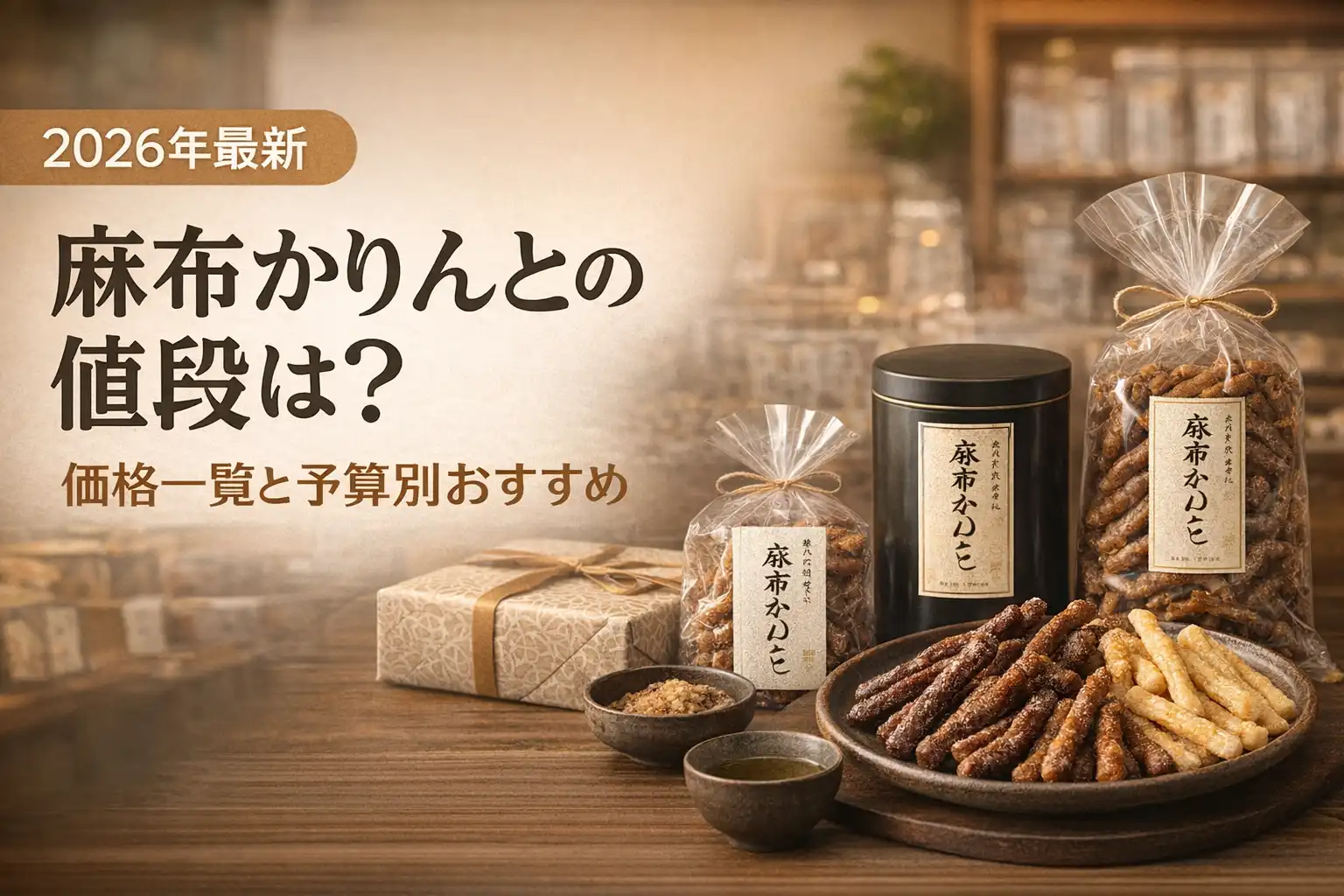 【2026年最新】麻布かりんとの値段は？価格一覧と予算別おすすめ