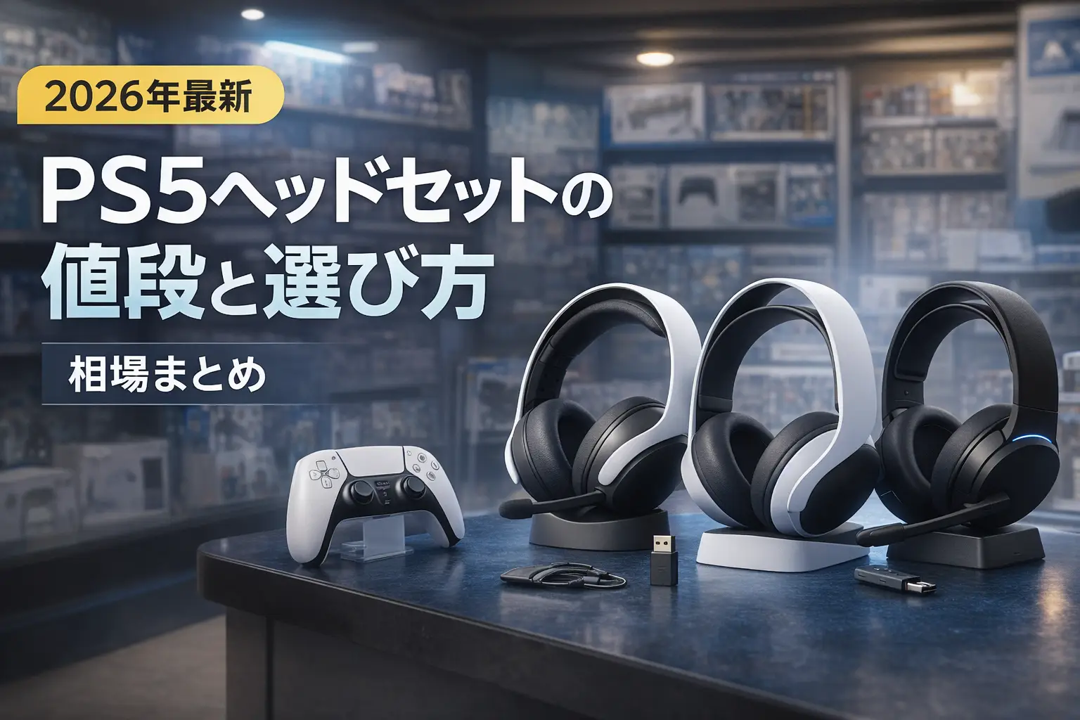 【2026年最新】PS5ヘッドセットの値段と選び方｜相場まとめ