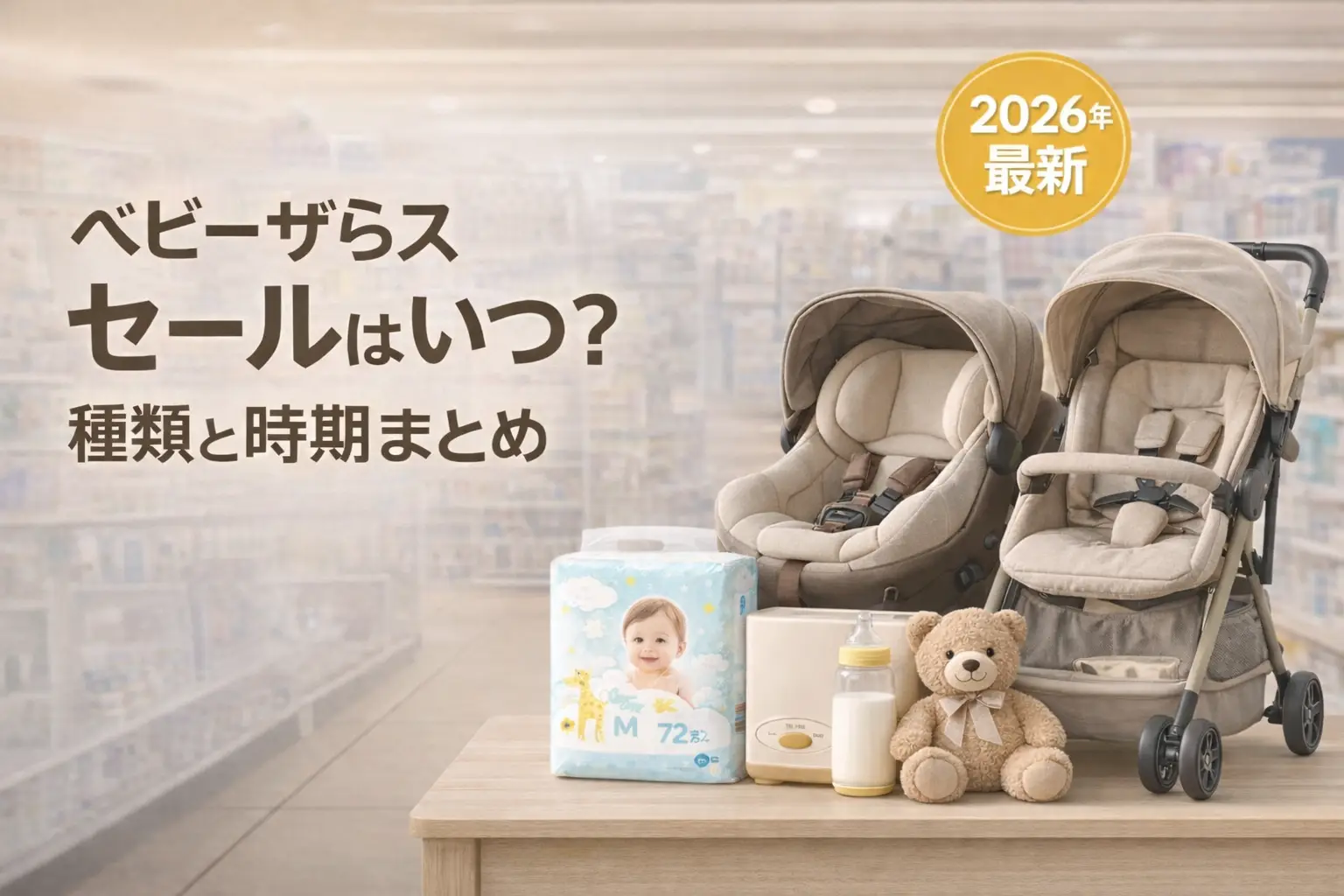 【2026年最新】ベビーザらスセールはいつ？種類と時期まとめ