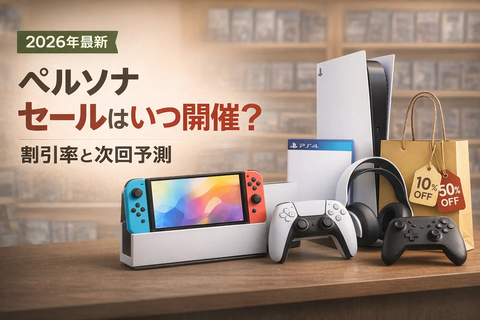 【2026年最新】ペルソナ セールはいつ開催？割引率と次回予測