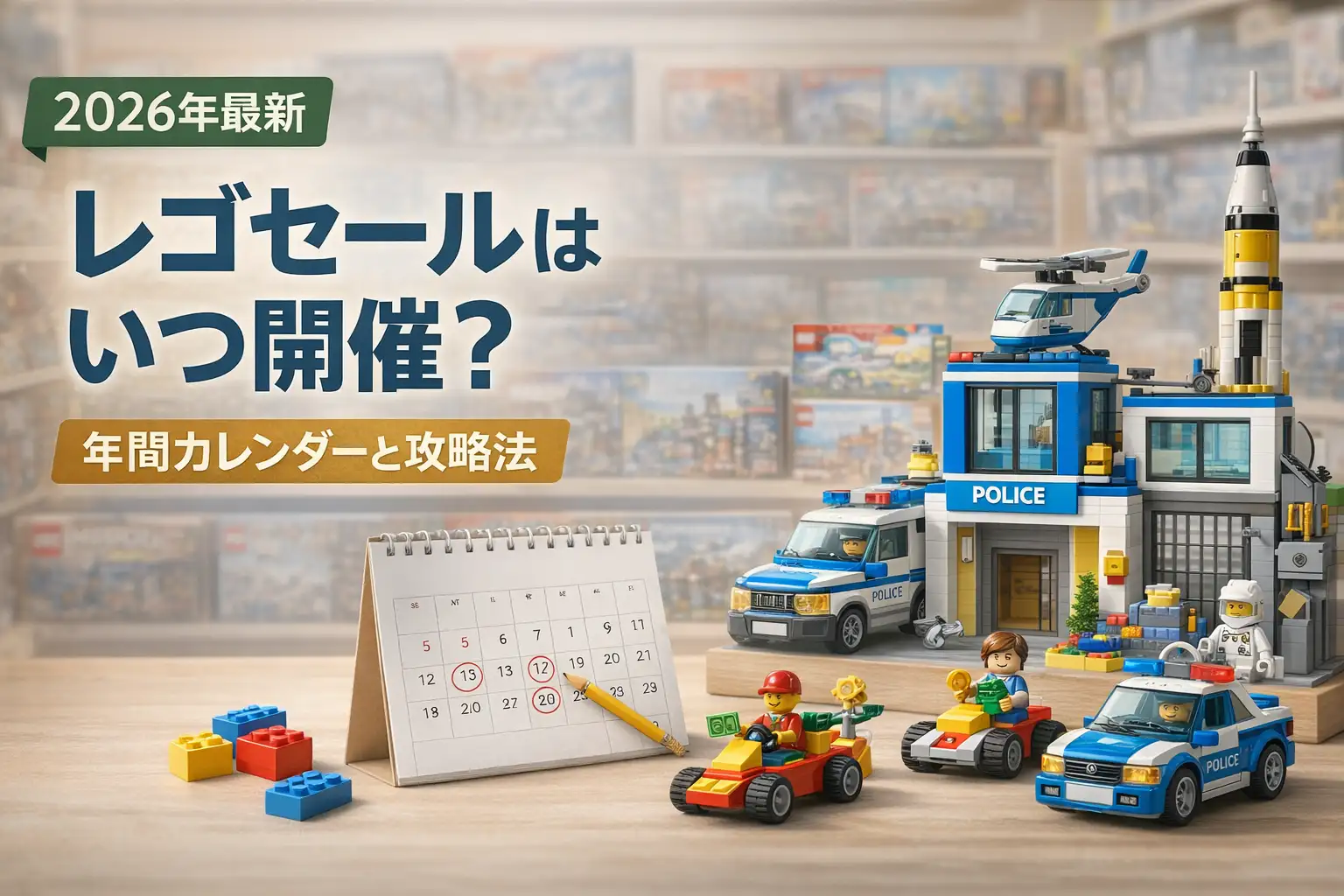 【2026年最新】レゴセールはいつ開催？年間カレンダーと攻略法