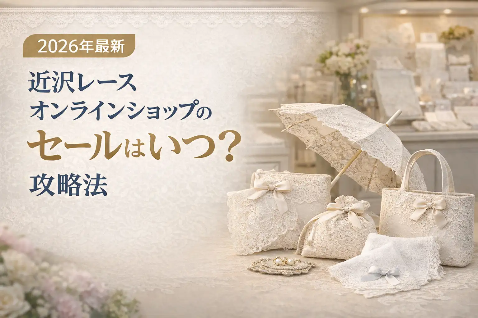【2026年最新】近沢レース オンラインショップのセールはいつ？攻略法