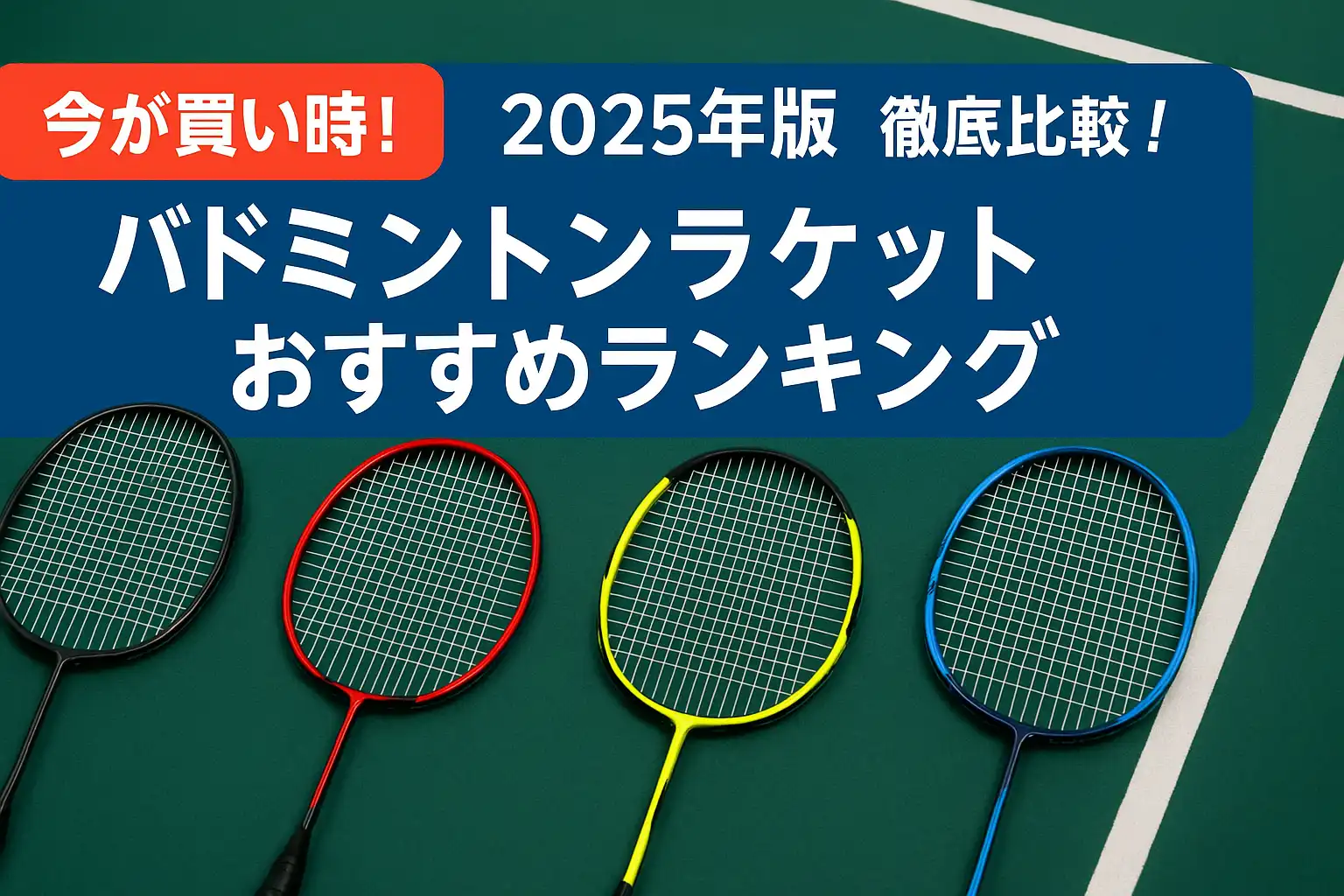 【2025年版】徹底比較！バドミントンラケットおすすめランキング
