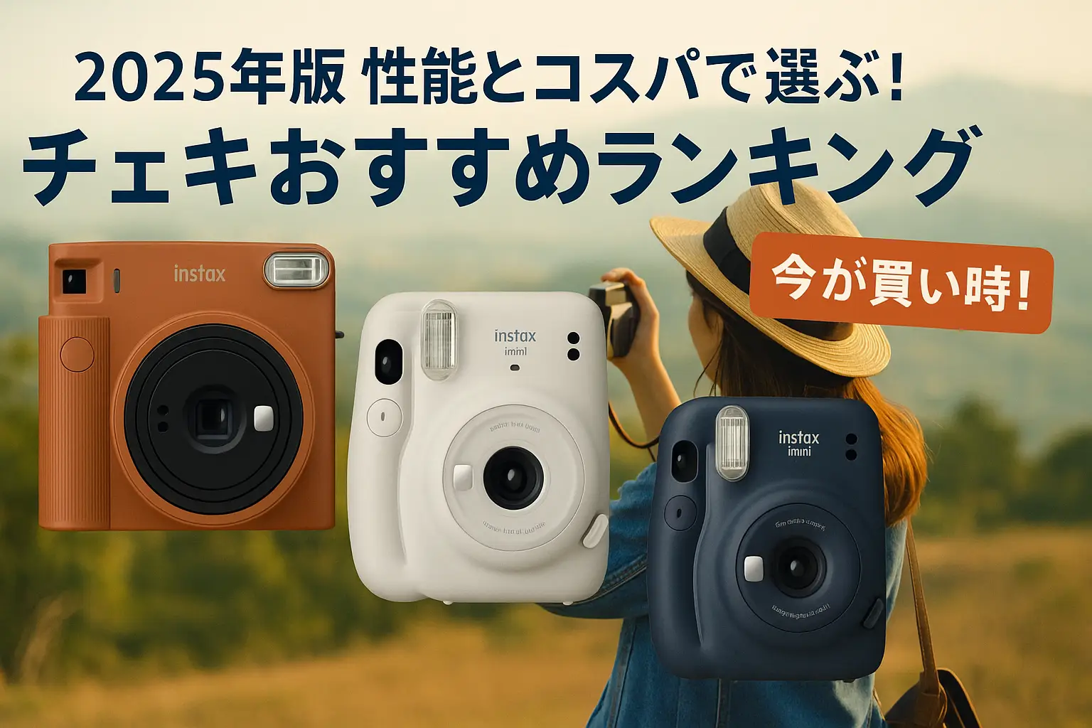 【2025年版】性能とコスパで選ぶ！チェキおすすめランキング